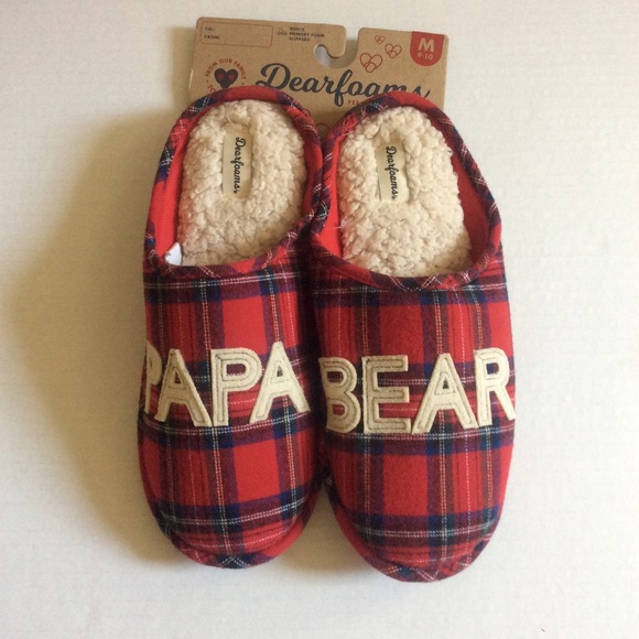 papa bear slippers